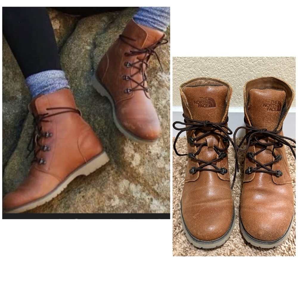 The North Face Women’s Ballard Lace II Boots – Brown Leather – Size 7